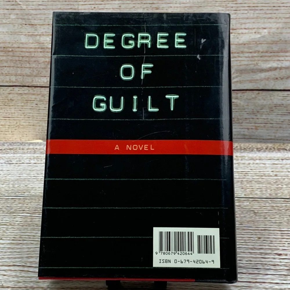 Degree of Guilt Richard North Patterson Hardcover Book 1992 First Edition‎ Knopf